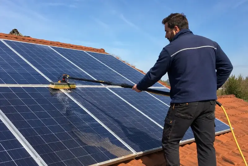 Nettoyage et entretien de panneaux solaires à Chevaigné